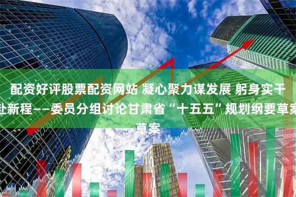 配资好评股票配资网站 凝心聚力谋发展 躬身实干赴新程——委员分组讨论甘肃省“十五五”规划纲要草案